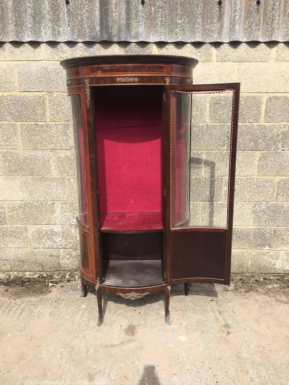 Antique French Inlaid Haberdashery Display Case at 1stDibs