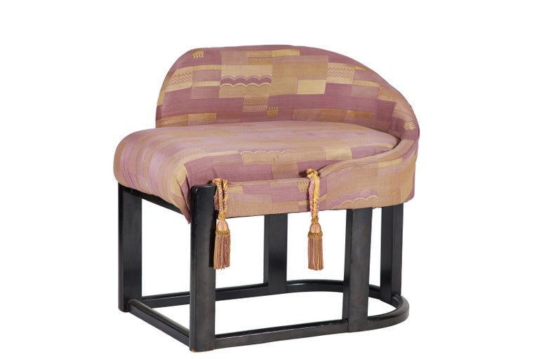 Paul Frankl Vanity Stool at 1stdibs