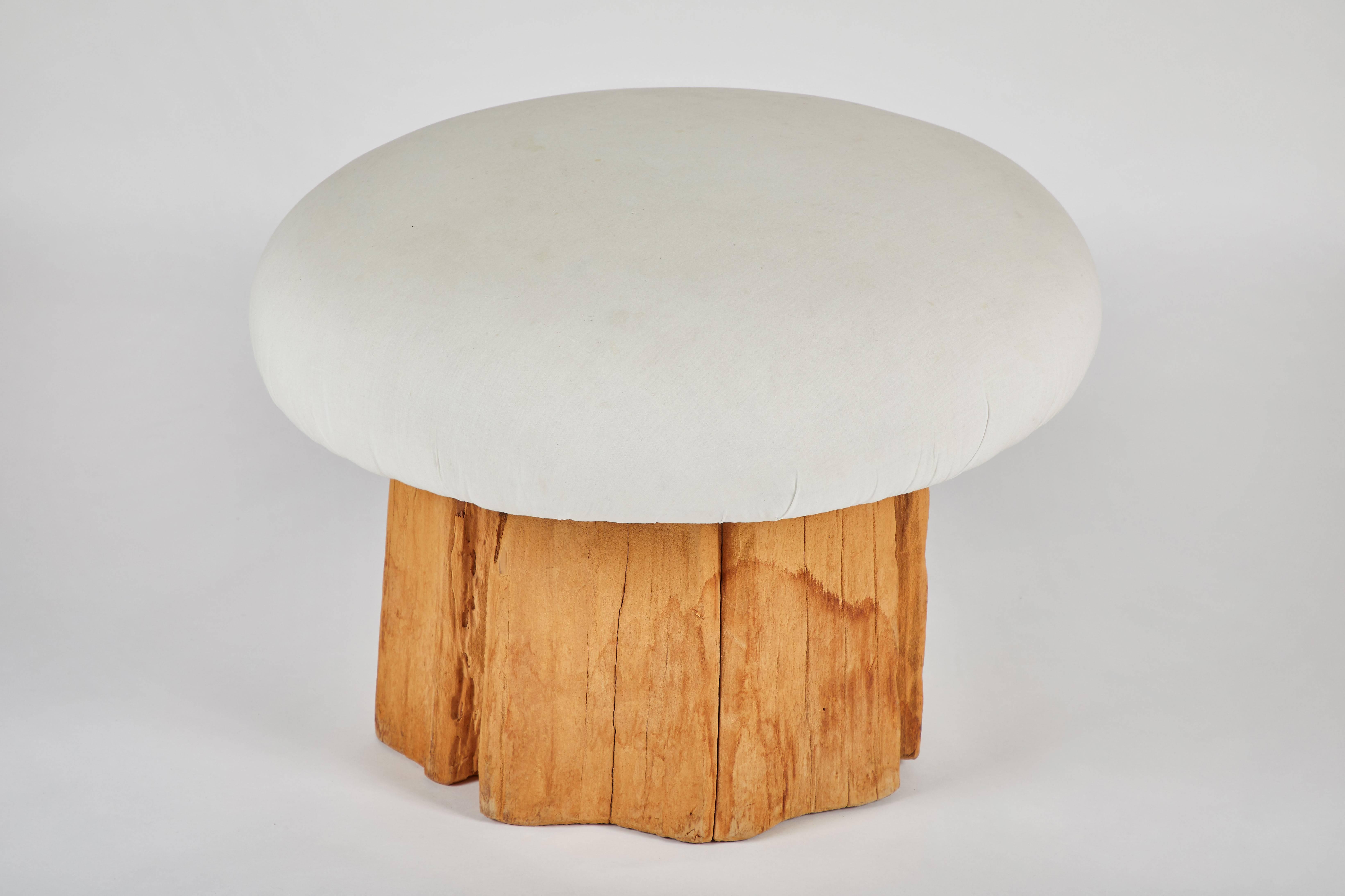 plushy mushroom stool