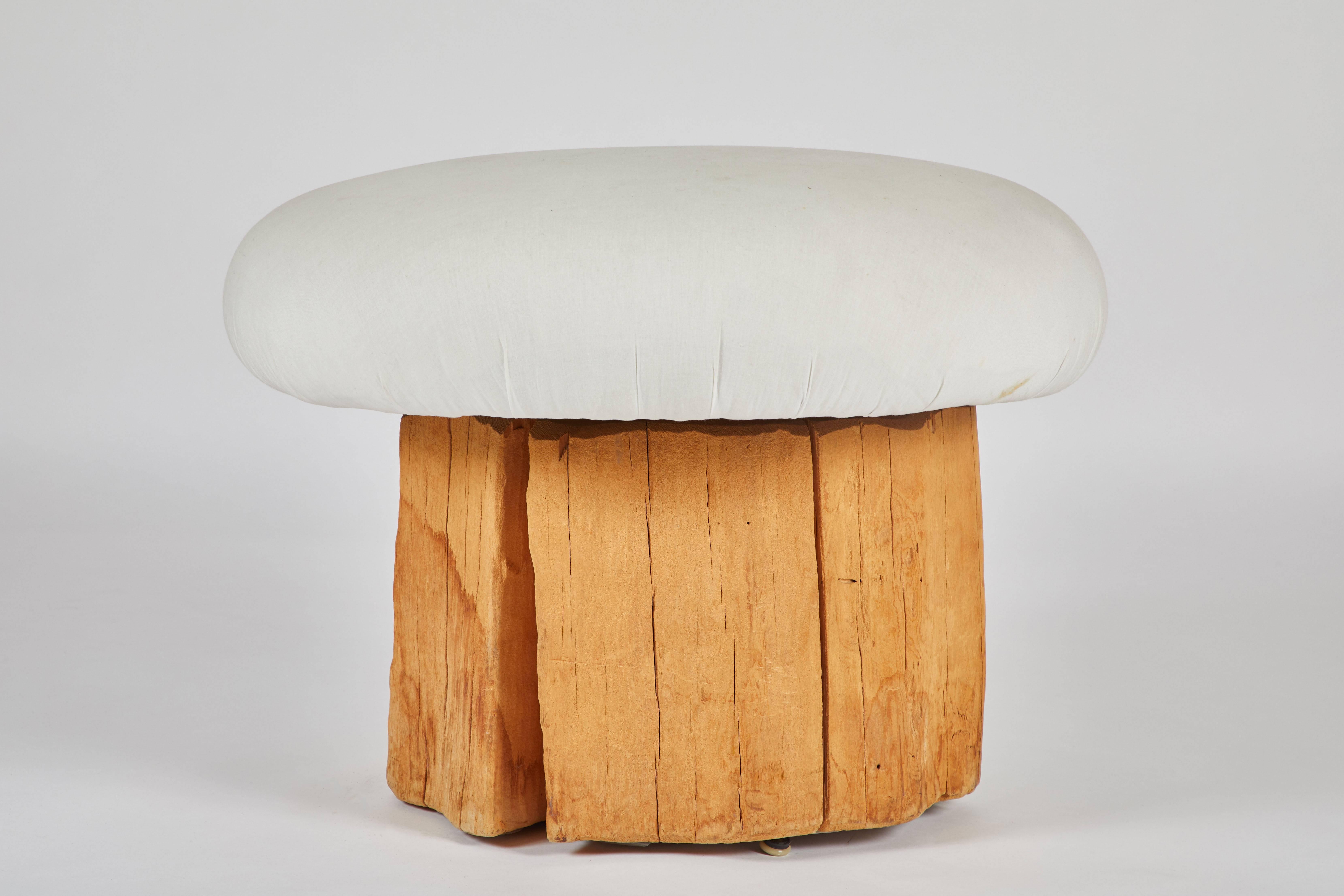 plush mushroom stool