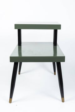 Mid-Century Modern Two-Tiered Side Table