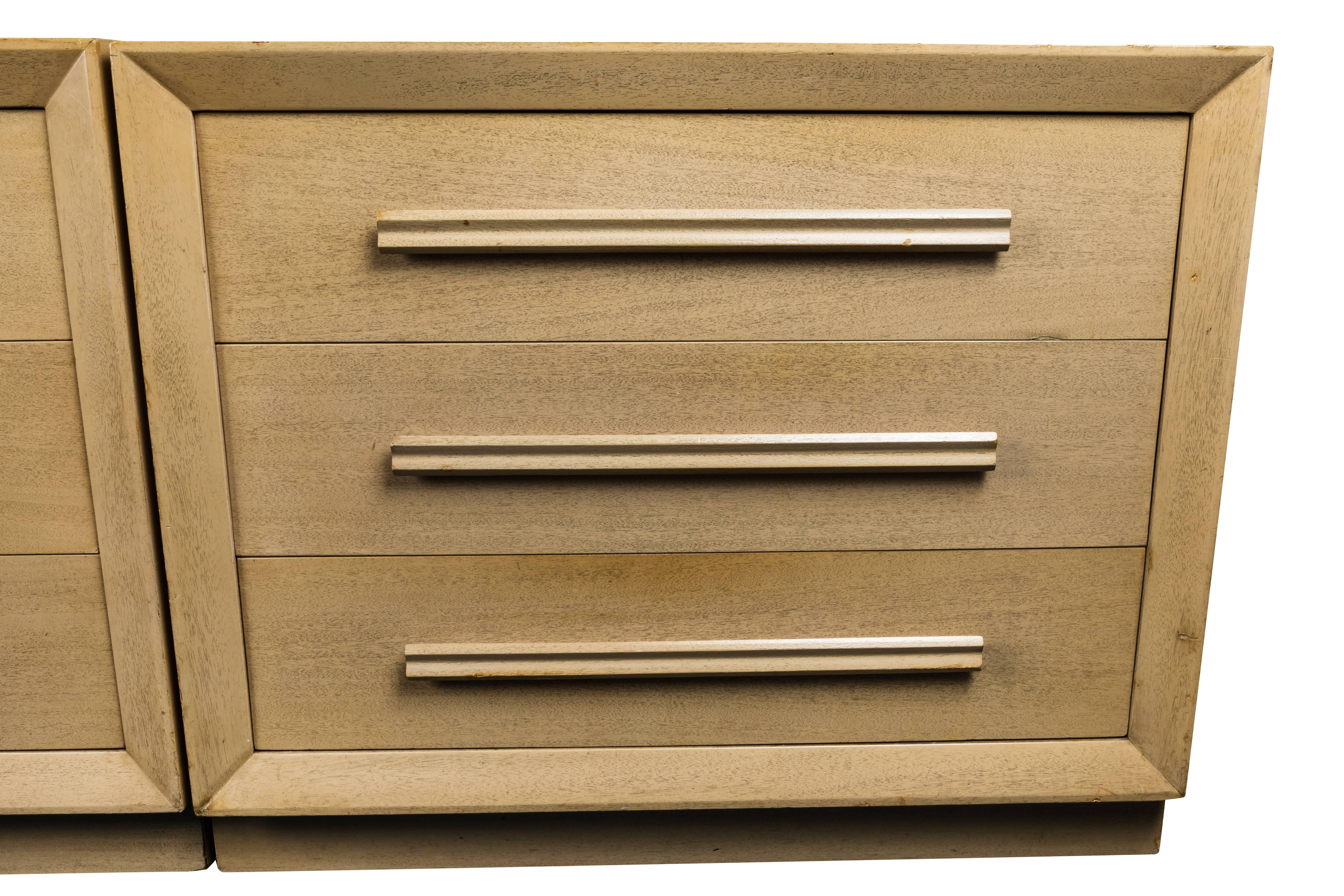 American Pair of Chests in the Style of Paul Laszlo