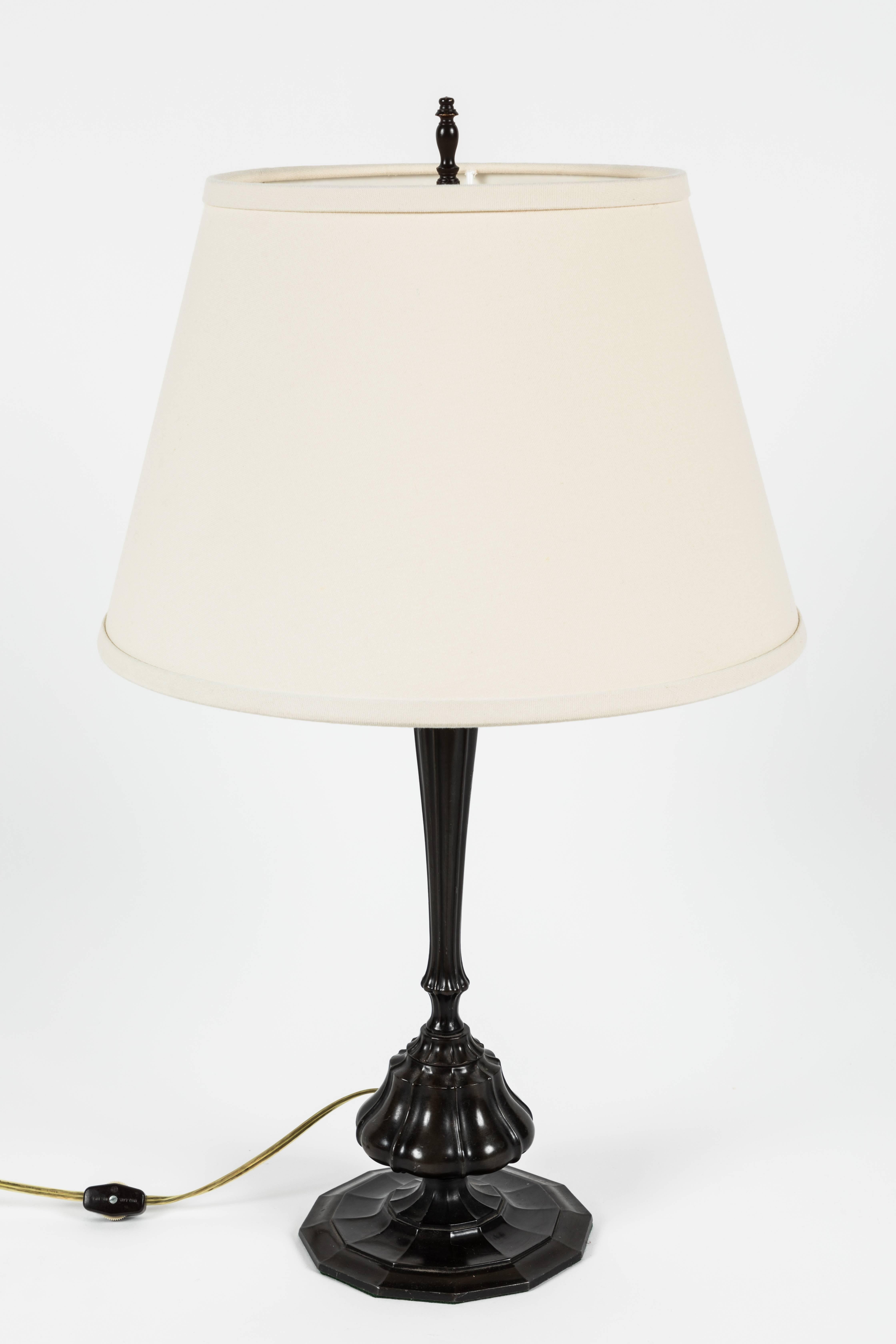 Just Andersen Table Lamp In Good Condition For Sale In LOS ANGELES, CA