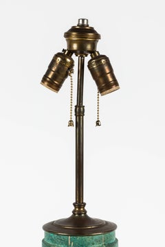 Midcentury Verdigris Table Lamp