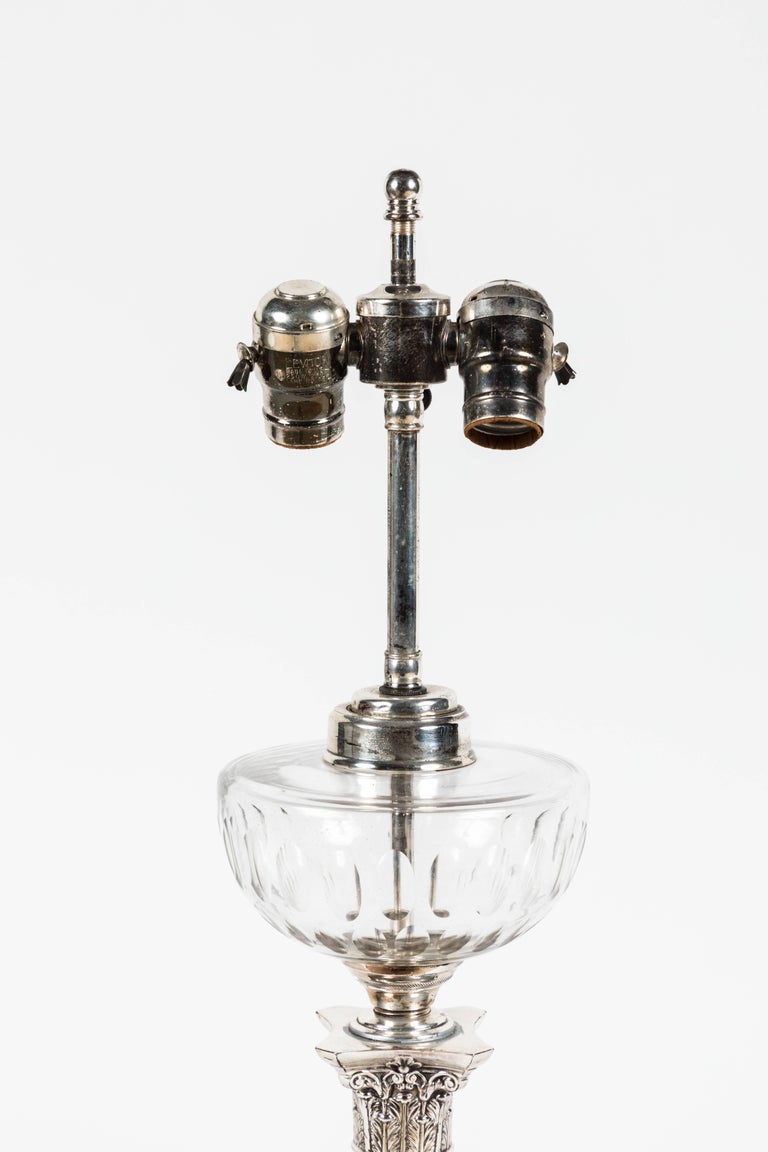 Converted English Oil Lamp at 1stDibs