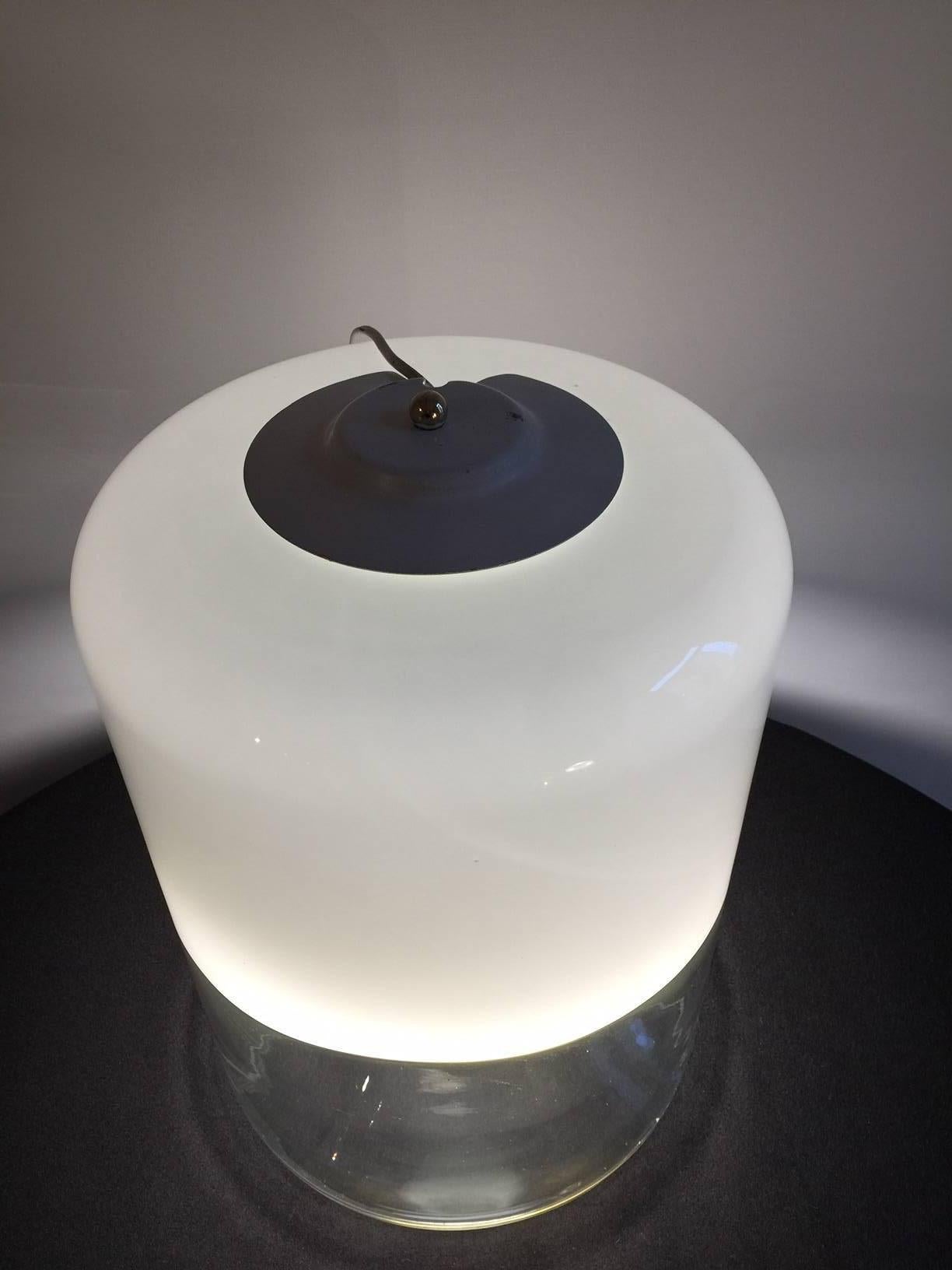 Late 20th Century Carlo Nason Big Space Age Blown Glass Table Lamp, 1970