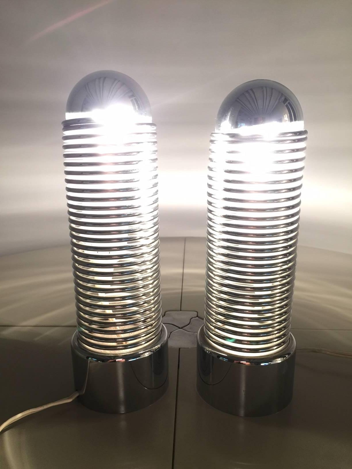 Jo-Jo Table Lamps by Heinz Brenker for Harvey Guzzini In Excellent Condition For Sale In Padova, IT