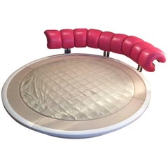 Lullaby Round Bed Poltrona Frau Design Luigi Massoni, 1967