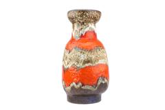West German Dumler and Breiden Fat Lava Pottery Floor Vase
