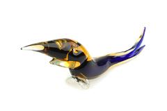 Italian Murano Glass Sturgeon Fish Sculpture