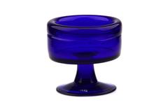 Erik Höglund Boda Sweden Signed Cobalt Blue Studio Work Glass Vase