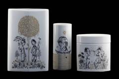 Rosenthal Studio Linie Vases and Storage Box, Designed by Raymond Peynet