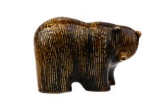 Gustavsberg Lisa Larson Large Brown Bear from the 1976 Skansen Collection