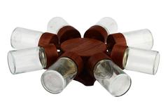 Mid-Century Danish Modern Teak Digsmed Rotating Spice Rack