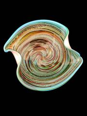 Dino Martens Avem Zanfirico Large Tutti Frutti Glass Bowl