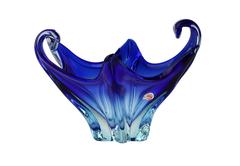 20th Century Murano Italian Blue Glass Venetian Table Centerpiece