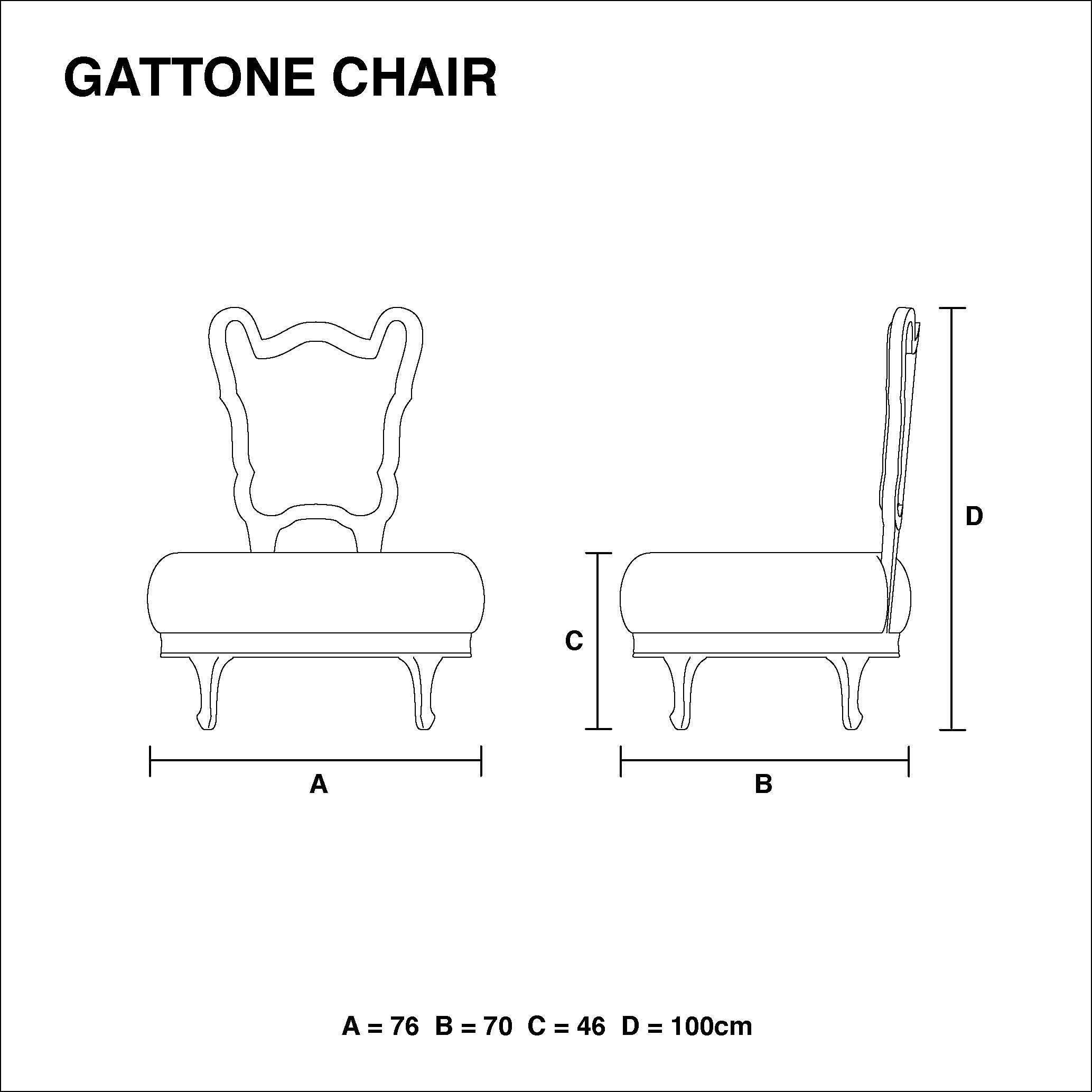 Gattone – Sessel aus massivem Nussbaumholz, entworfen von Nigel Coates (Moderne) im Angebot