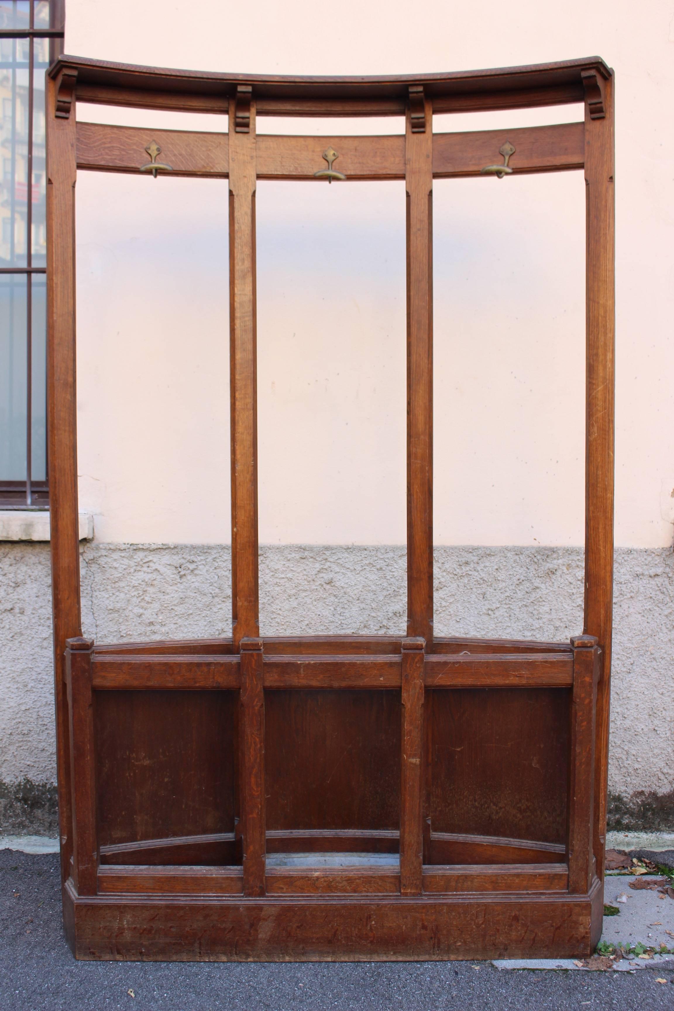 Bistrot Coat Hanger with Umbrella Stand In Fair Condition For Sale In Milan, IT