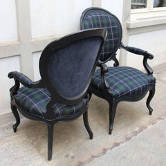 Pair of Louis Philippe Bergere Chairs