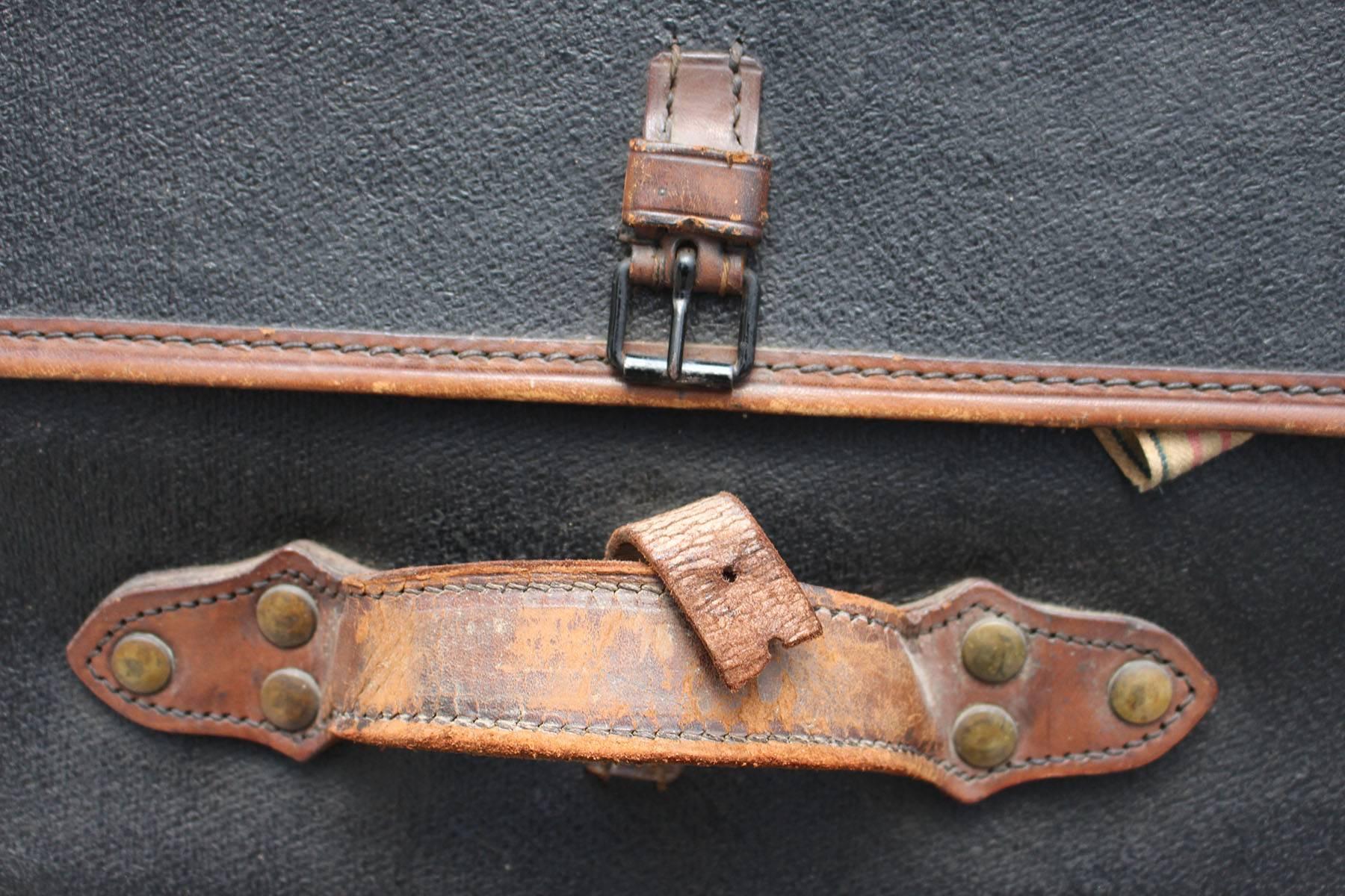 20th Century Leather Trunk Moynat For Sale