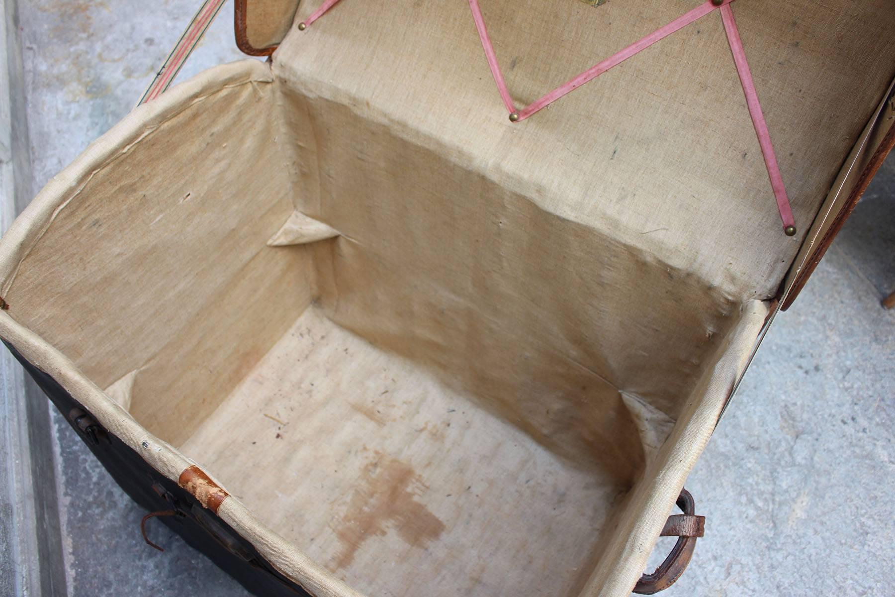 Leather Trunk Moynat For Sale 1