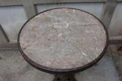 Gueridon with Marble Top