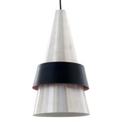 Jo Hammerborg 1960s Corona Model Pendant Lamp in Polished Metal