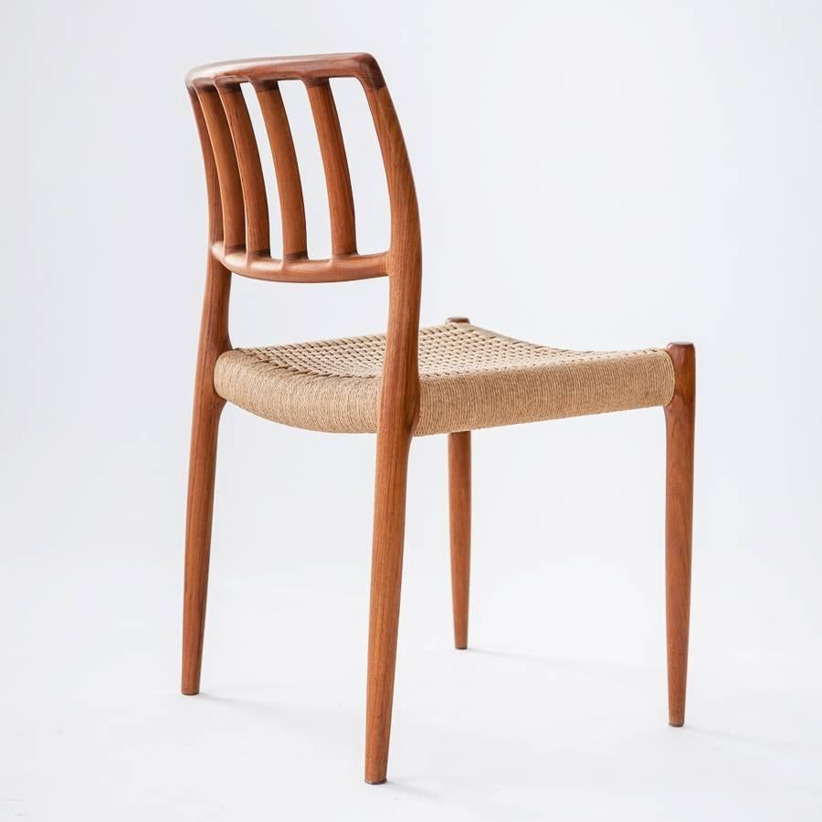 Mid-Century Modern  Niels O. Moller Classical Design a Set of Four Dining Chairs For Sale
