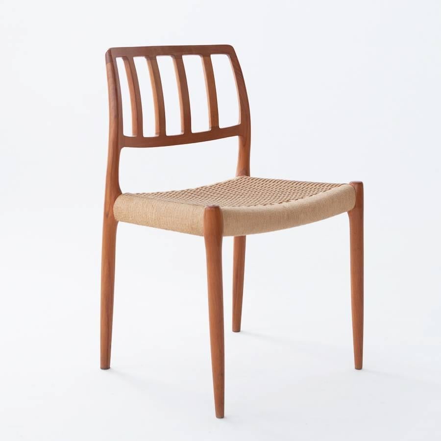Danish  Niels O. Moller Classical Design a Set of Four Dining Chairs For Sale