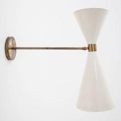 Italian Ceiling or Wall Appliques with Double Cones