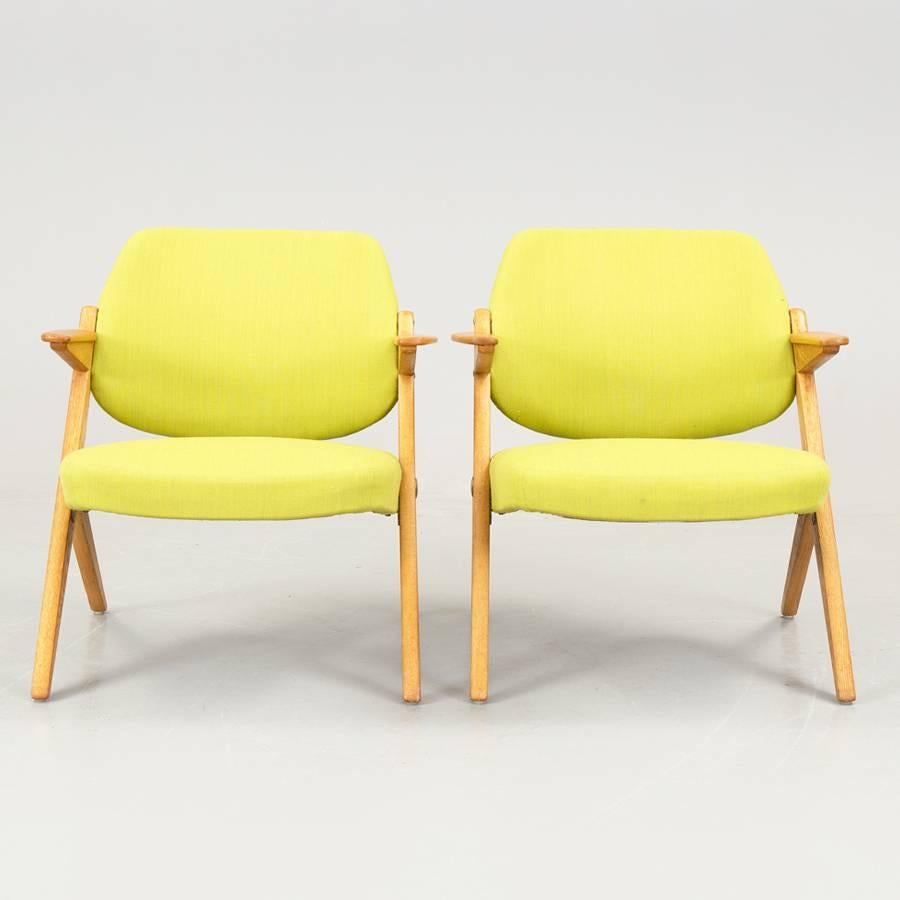 This armchair was designed by Bengt Ruda and manufactured by Nordiska Kompaniet  in Stockholm as 