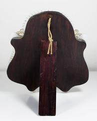 Wall or Table Iridescent Venetian Murano Glass Mirror