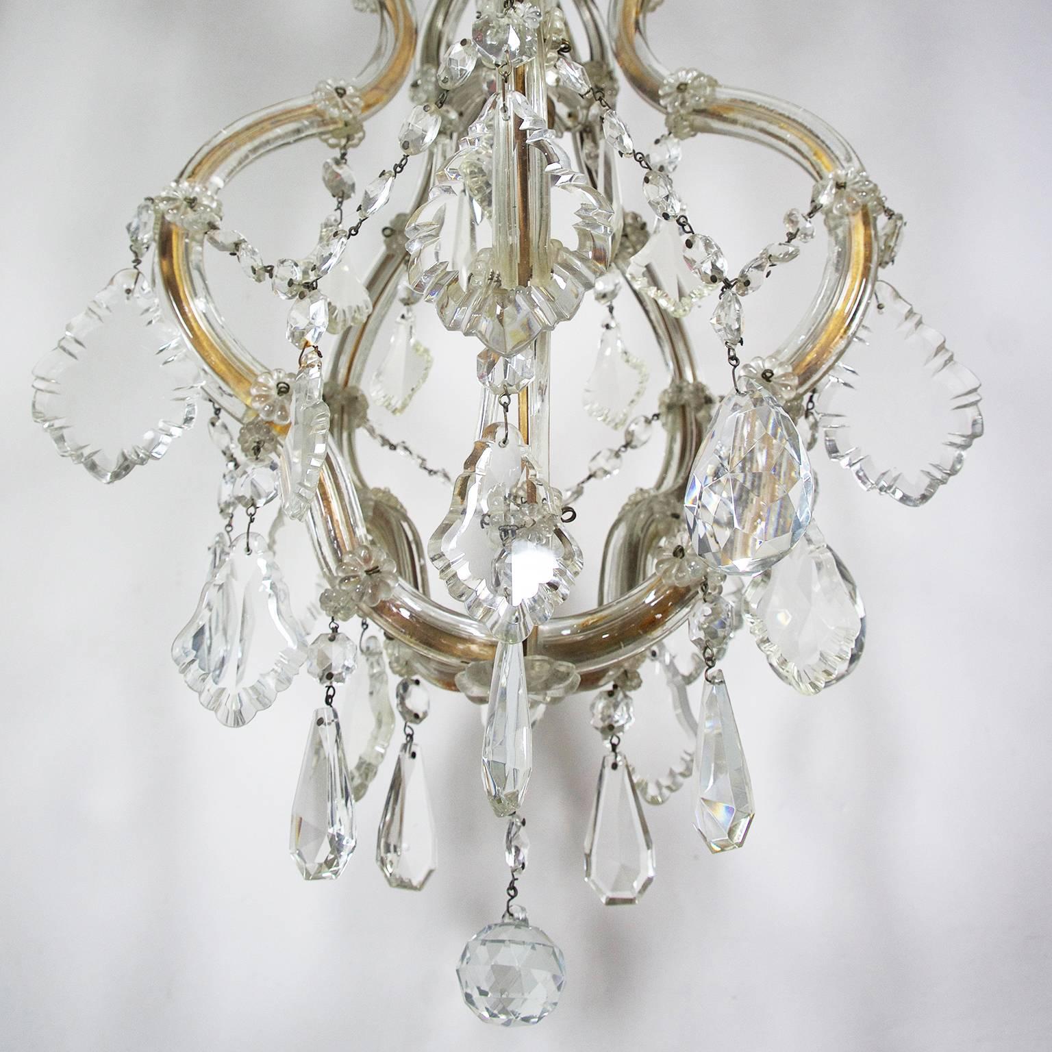 Baroque Italian Maria-Theresa Style Cage Chandelier
