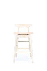 White Oak, Veg Tan and Copper Wood High Stool