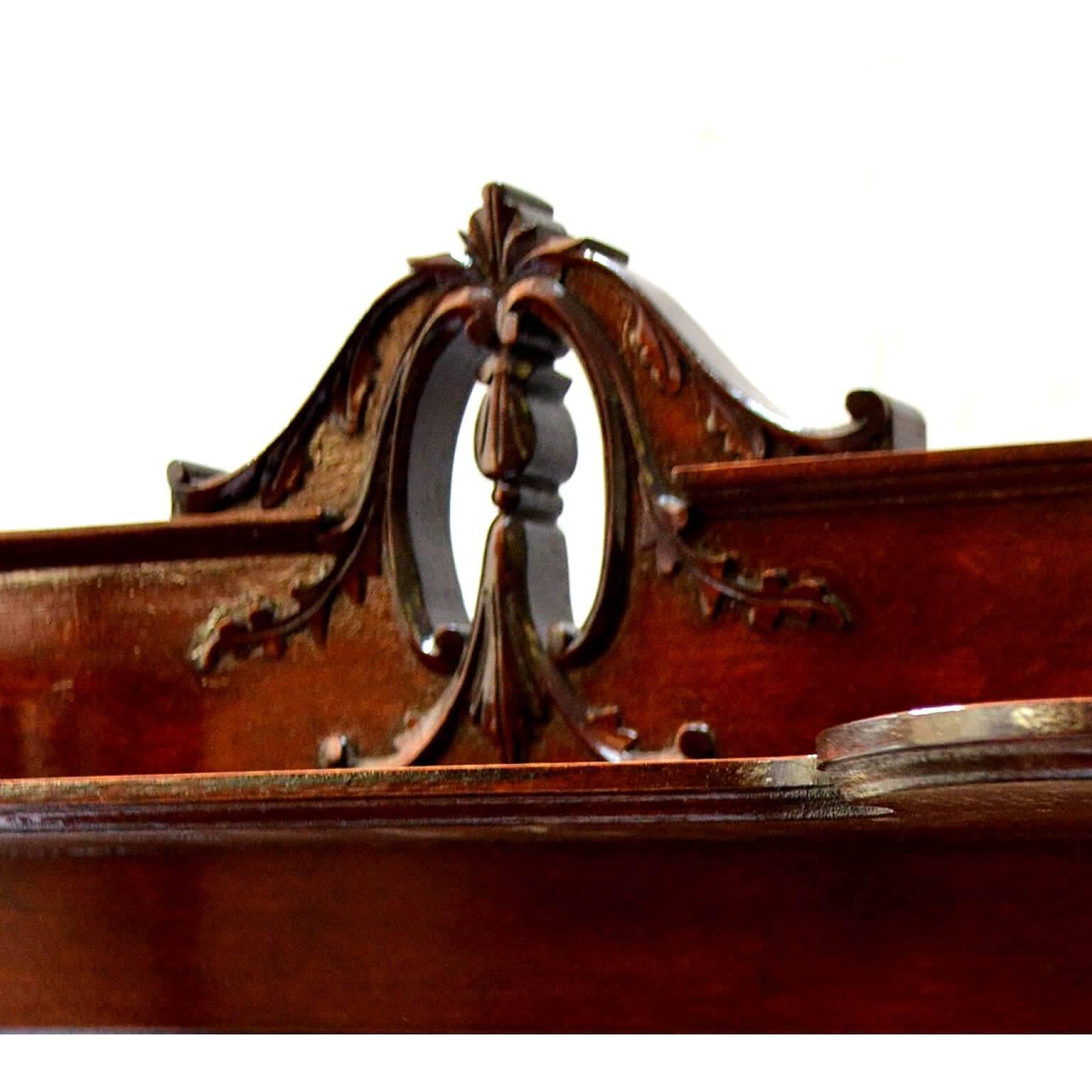 Carved Regency Music Cabinet For Sale