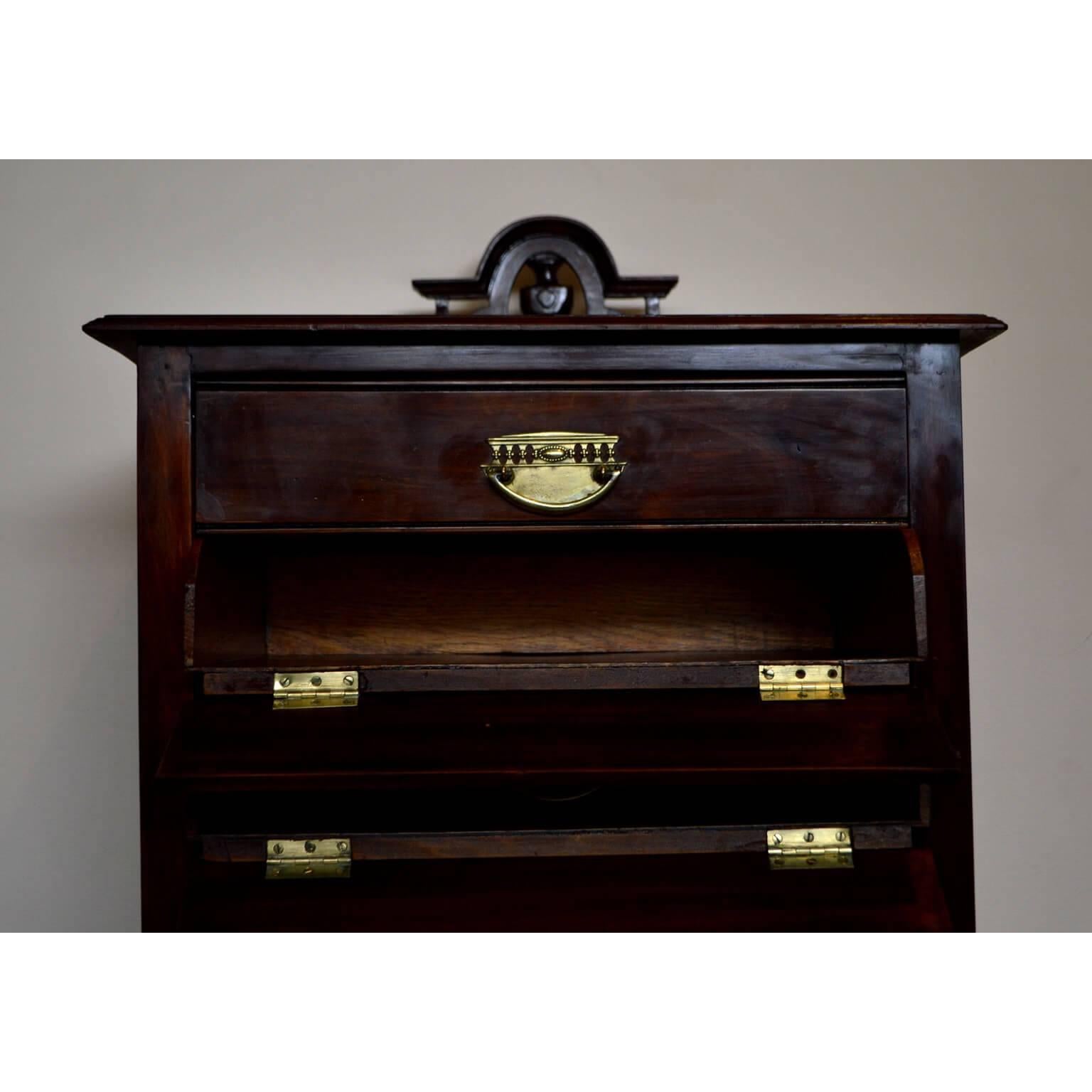 Mahogany Victorian Music Cabinet