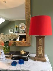 Gilded Beetle Lamp