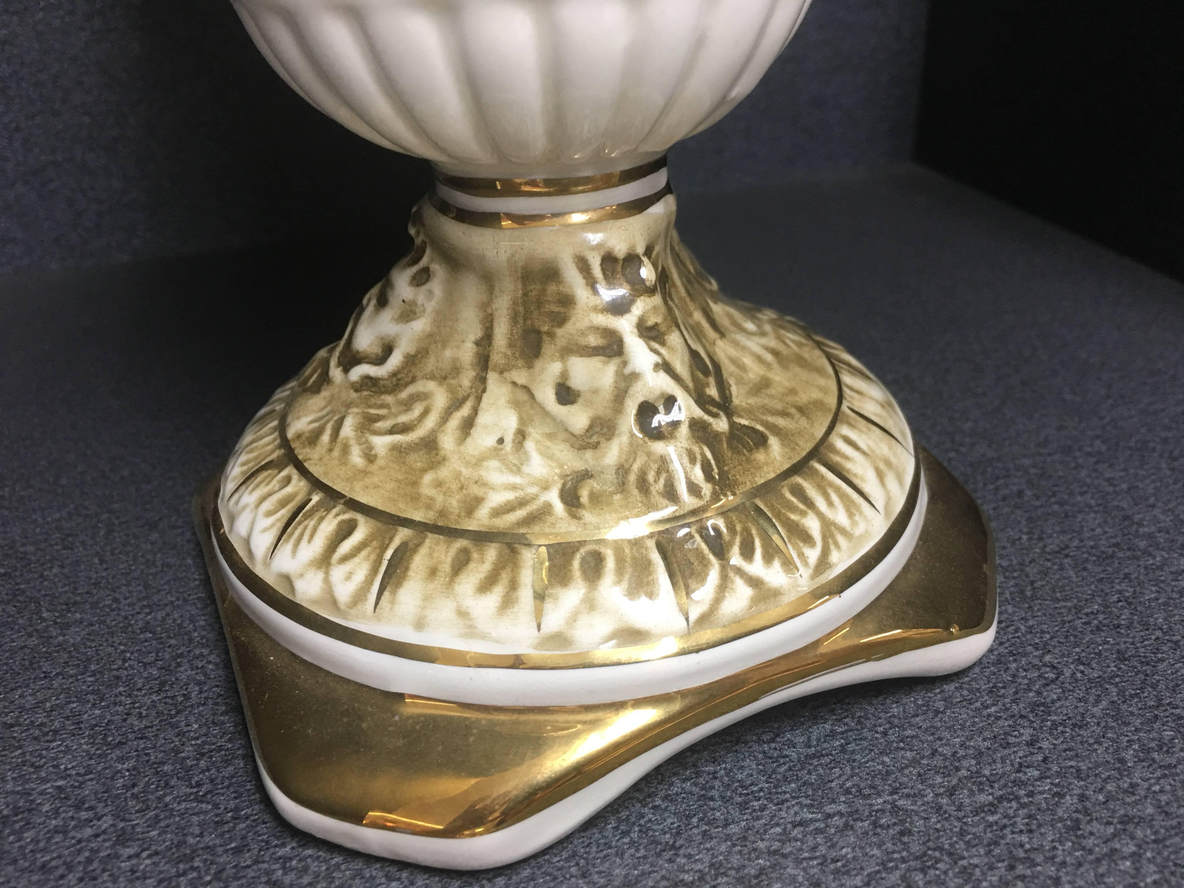 Capodimonte Figural Porcelain Vase 1