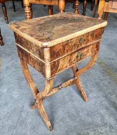 Rare French Travailleuse Dressing Briar Table