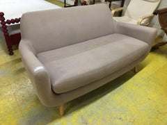 Midcentury Italian Beige Sofa