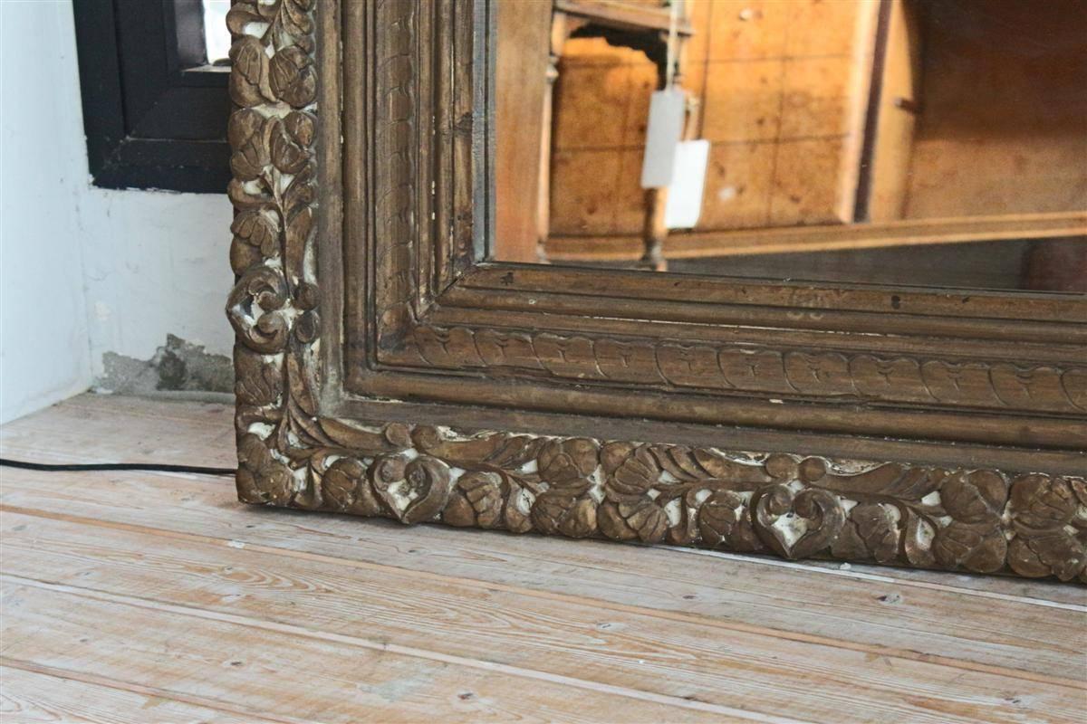 Huge French Floor Mirror, 19th Century 5