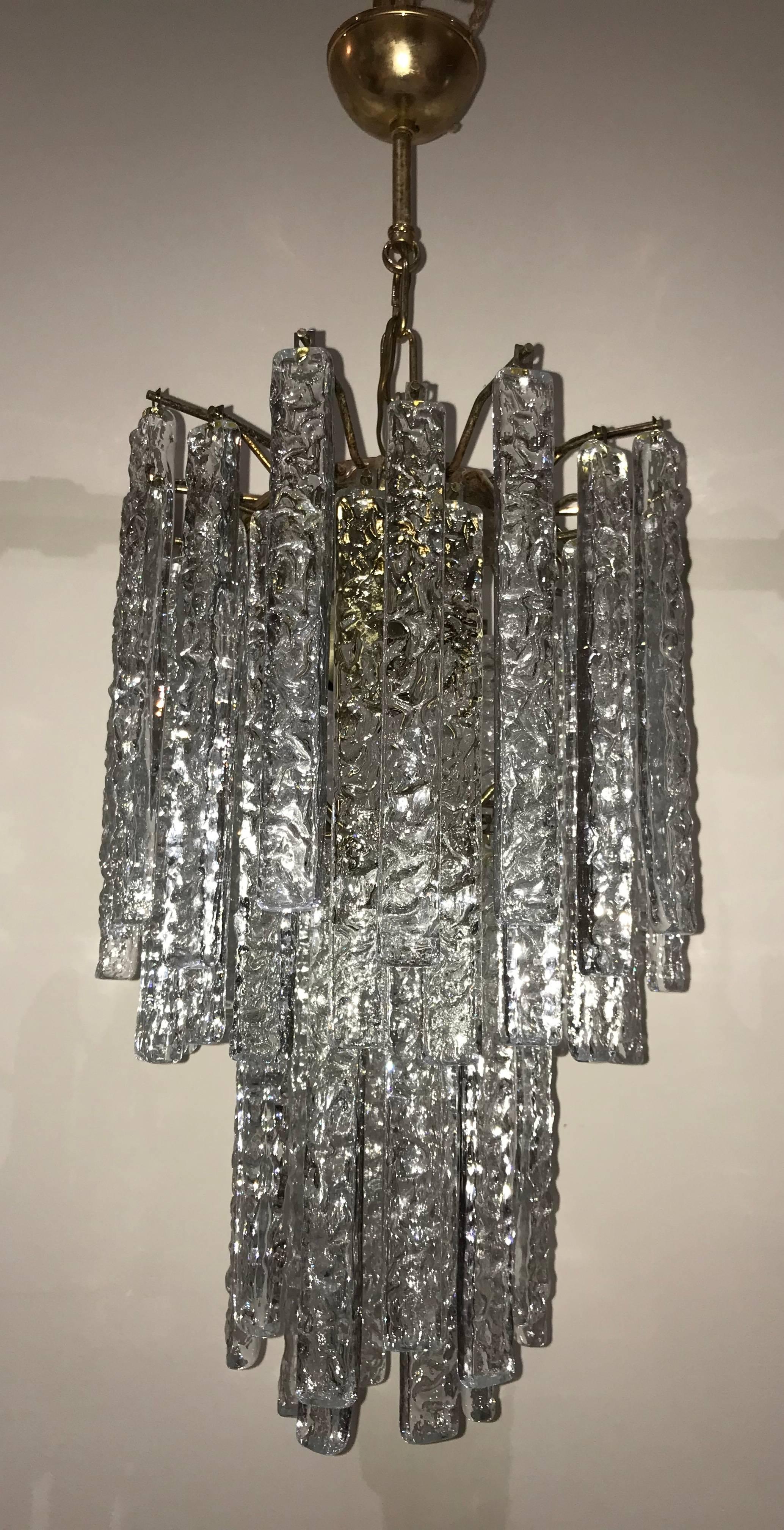 Last Sale Mid-Century Modern Crystal Chandelier Orrefors 3