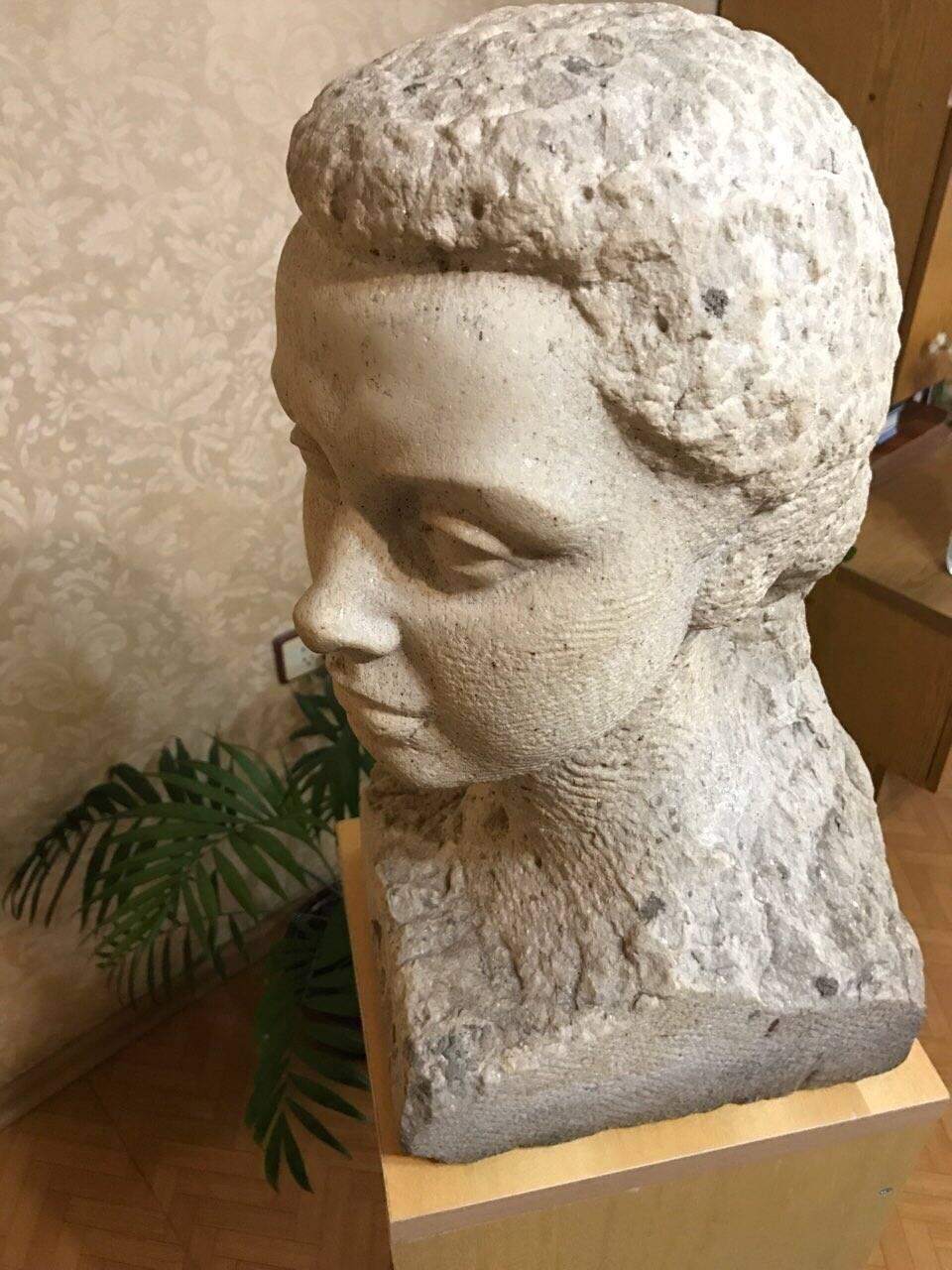 Woman Stone Bust 2