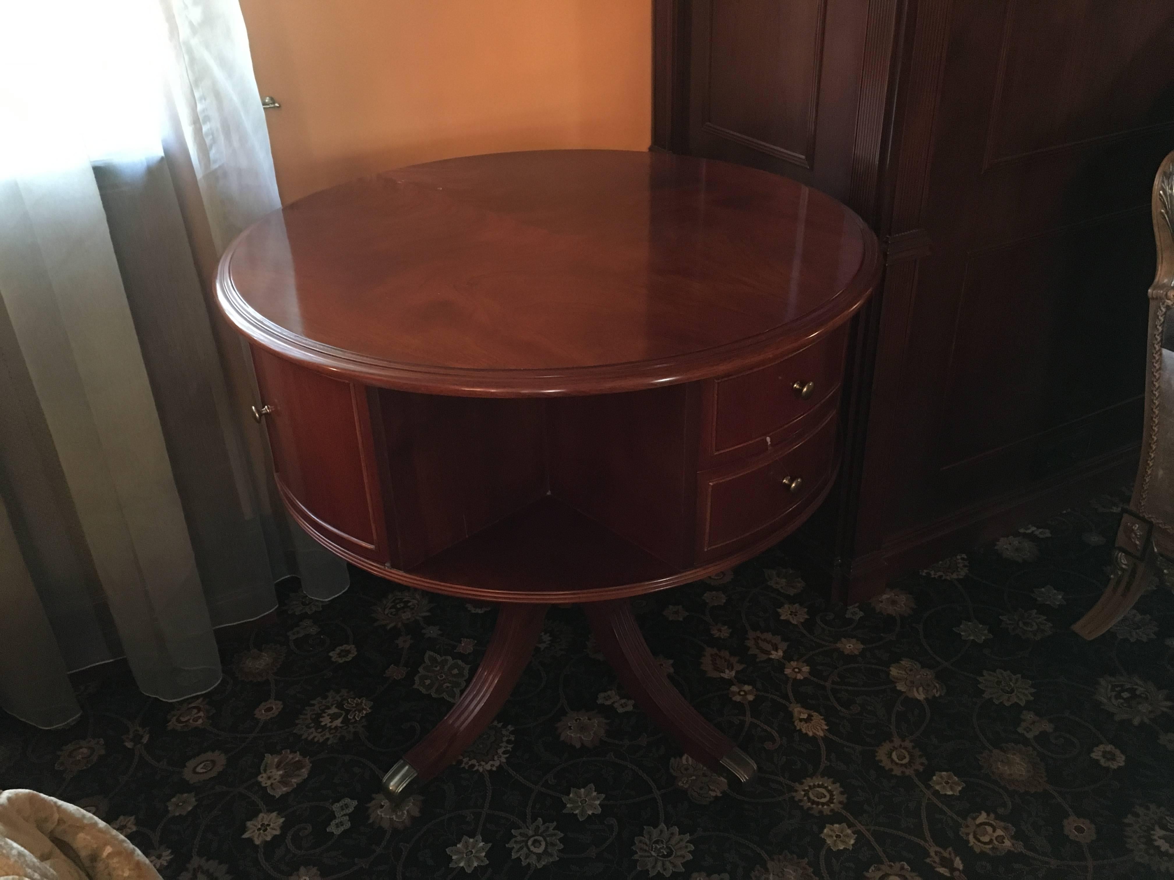 Italian 20th Century Mahogany Bar Table by Provasi, Italy For Sale