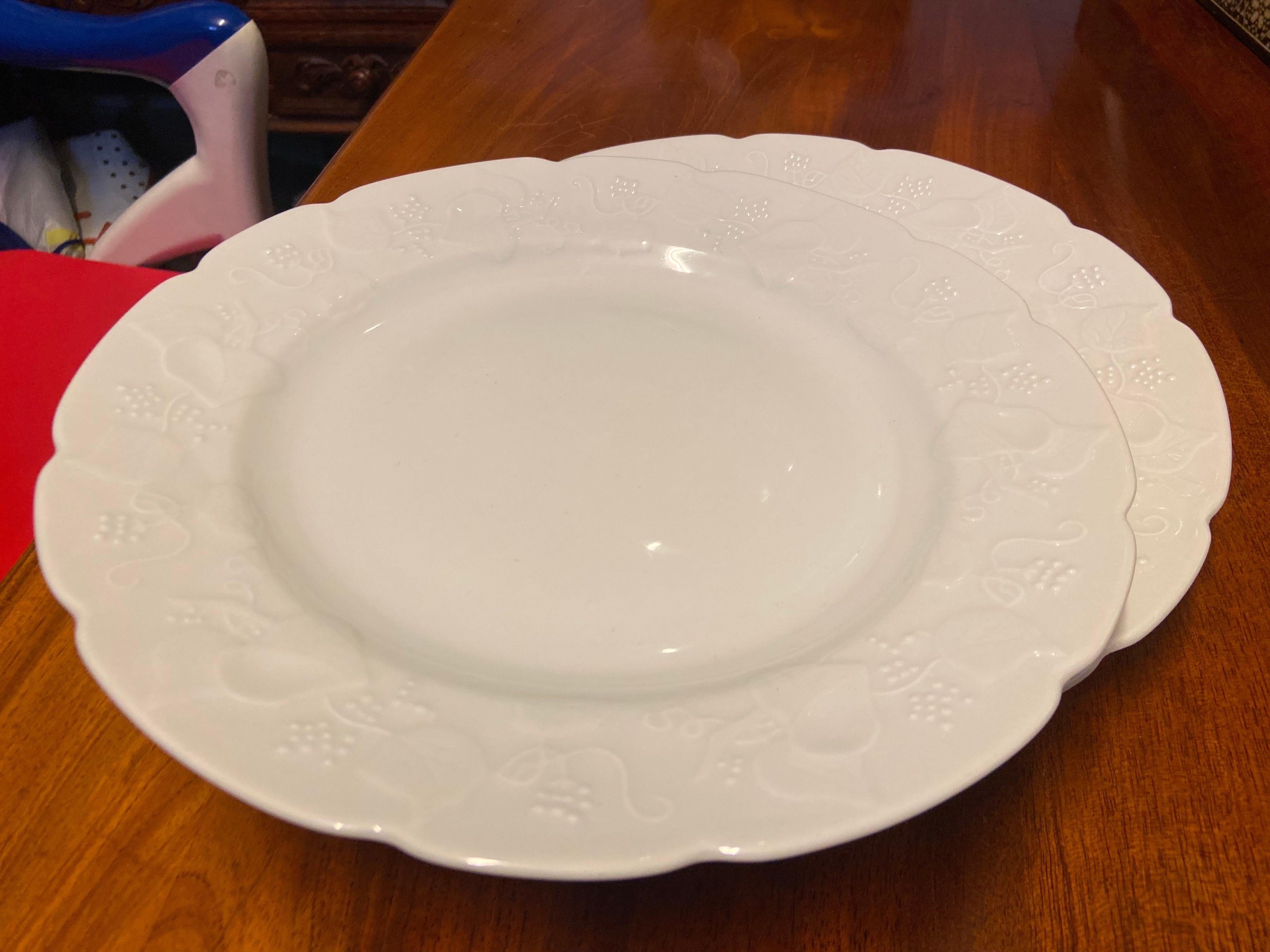 Juego de once platos franceses de Lierre Sauvage CNP en venta 4