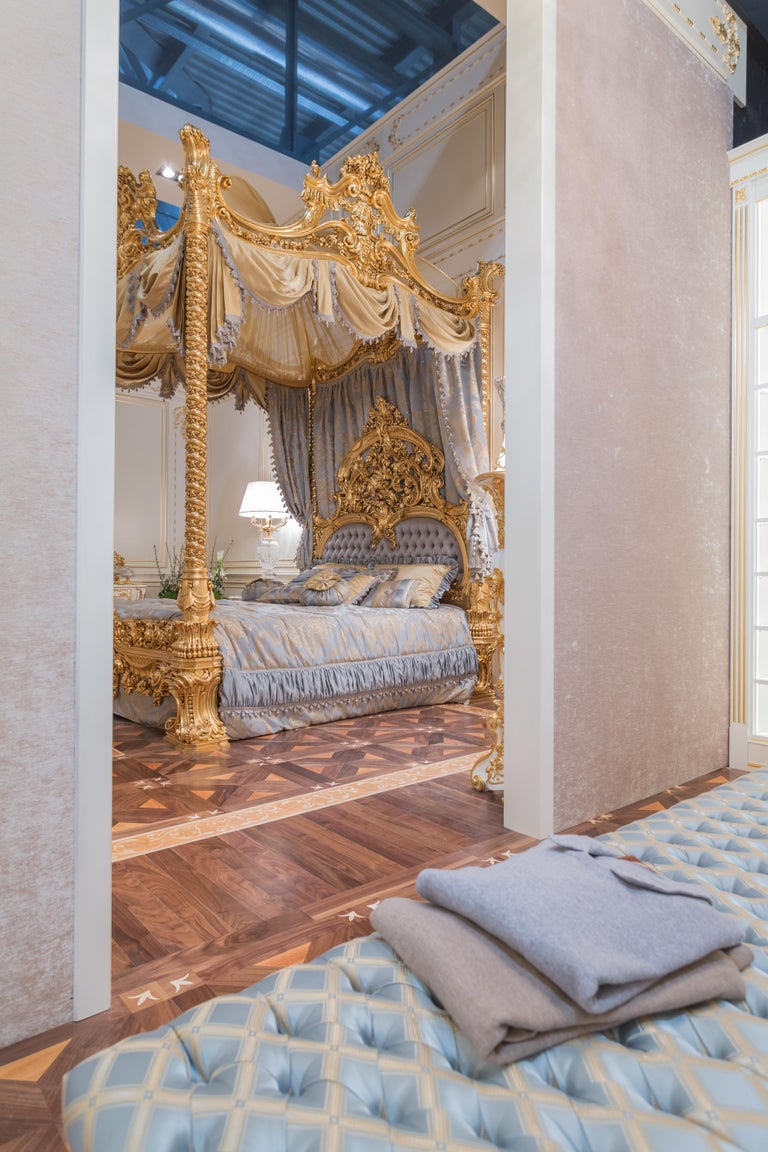Magnificent Personalized Classical Italian Canopy Bed ...