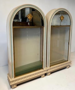 20th Century French Pair of Wooden Display Cases