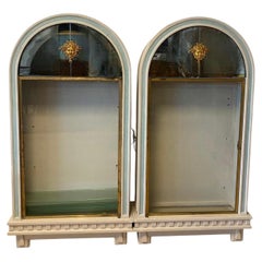 20th Century French Pair of Wooden Display Cases