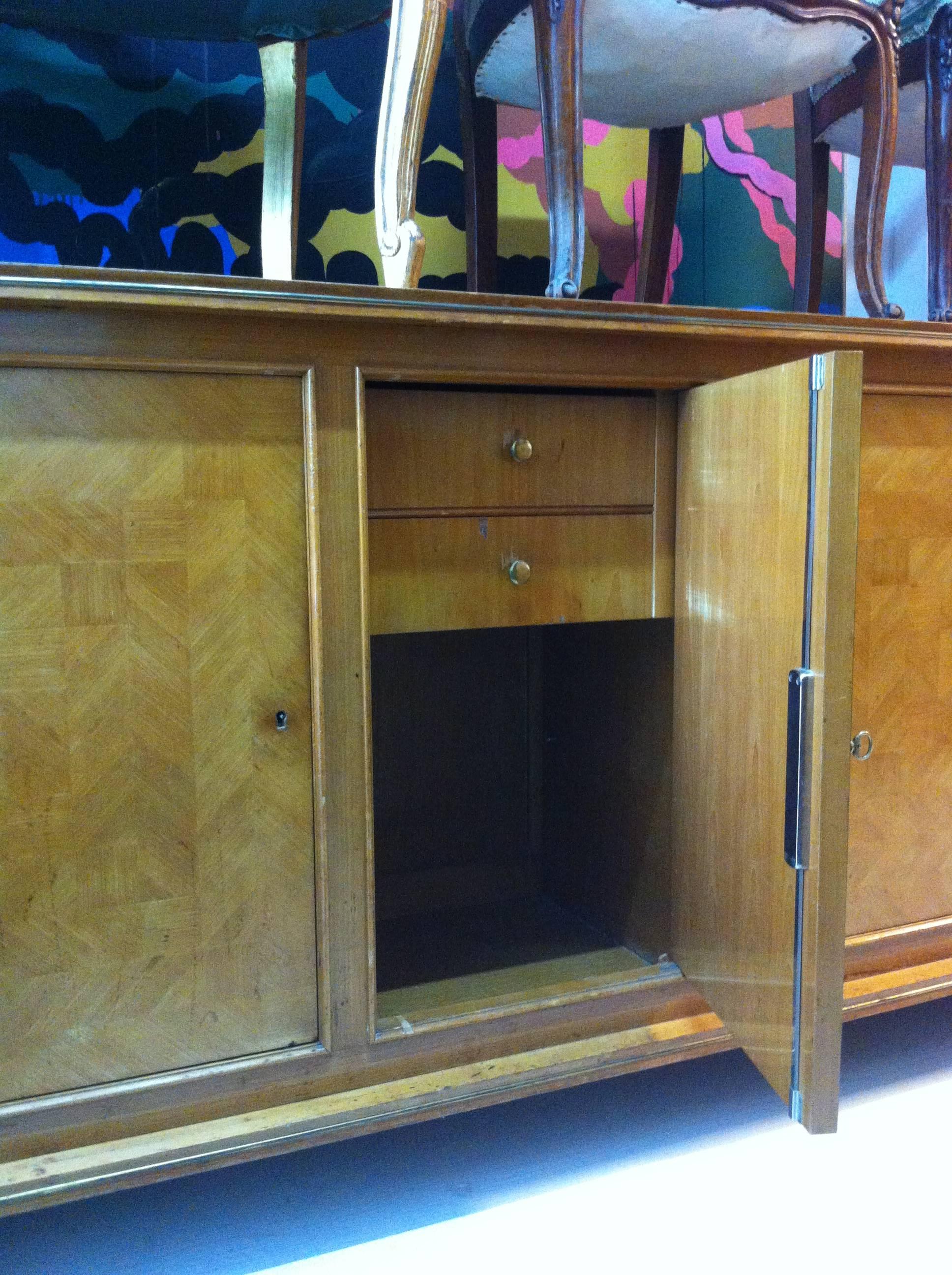 Mid-20th Century Extremely Rare Art Deco Sideboard Buffet of Jules Leleu 
