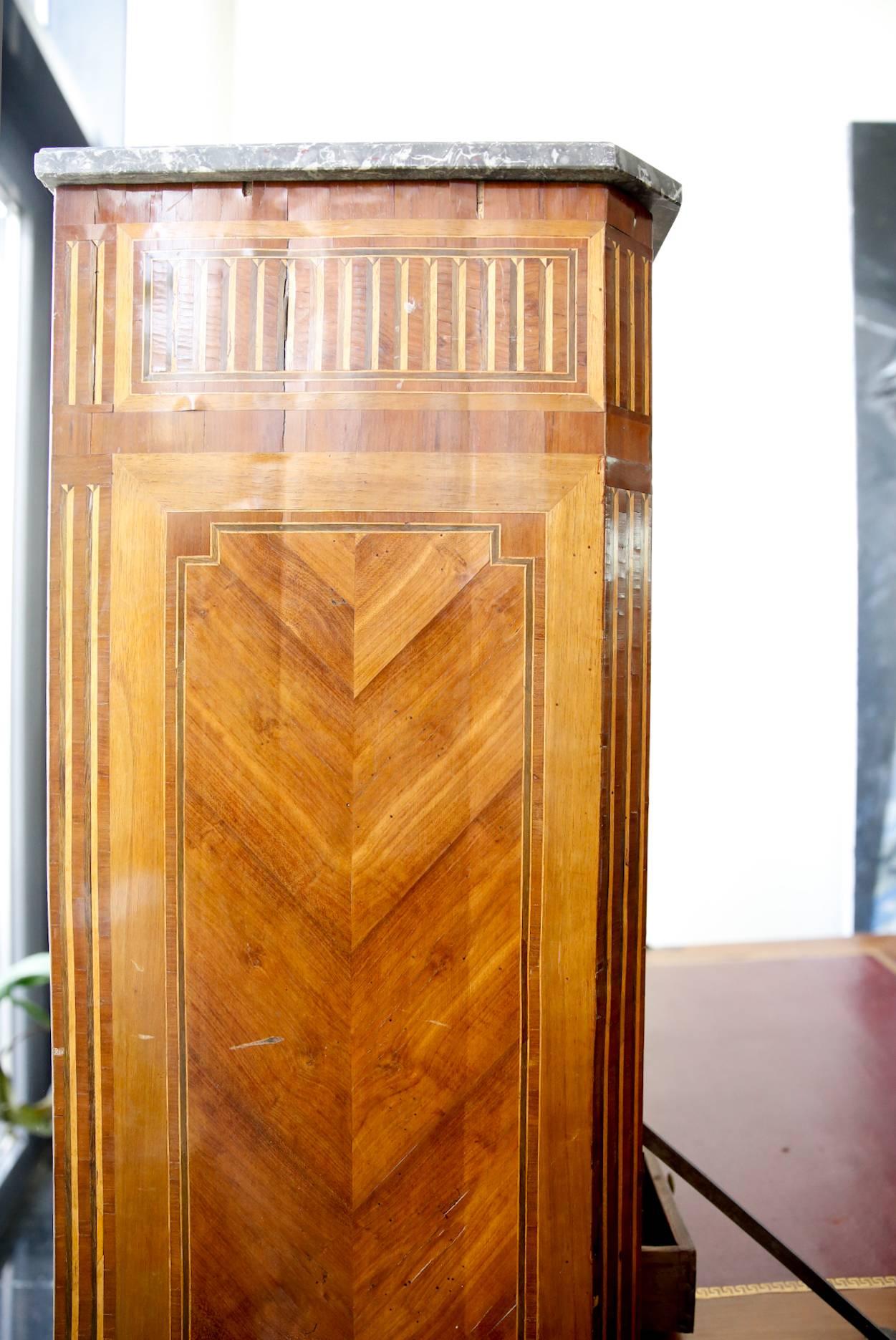 19th Century French Secretaire a Abattant in Louis XVI Style In Good Condition In Sofia, BG